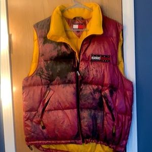 Vintage worn Tommy Hilfiger outdoors vest